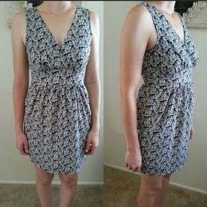 Antique ship sailboat v-neck dress